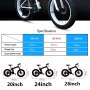 20/24/26 Inch Outdoor Riding Bicicleta Mountain Bike Men and Women Cycling Sports Bicycle Large Tire Foldable