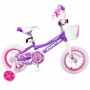 JOYSTAR Totem Series 14 inch Girl's Kids Bike Pink and Purple Children Bicycle for Three to Six Aged Boy ride on toys