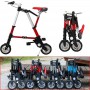 Foldable Bike 8 Inch Aluminum Alloy Cycling Ultra Light Mini Bicycle adult office worker Pneumatic tire