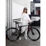 26 Inch Simple Bicycle Solid Tire Ultra Light Suitable For Adult Male And Female Students Fixed Gear Bike