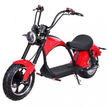New Electric Scooter Lithium Battery 60V 12AH Bobber Adult Two Wheel Disc Brake Front And Back City Coco Scooter