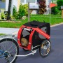 Foldable Dual Wheels Bike Stroller Pet Dog Cat Trailer HWC