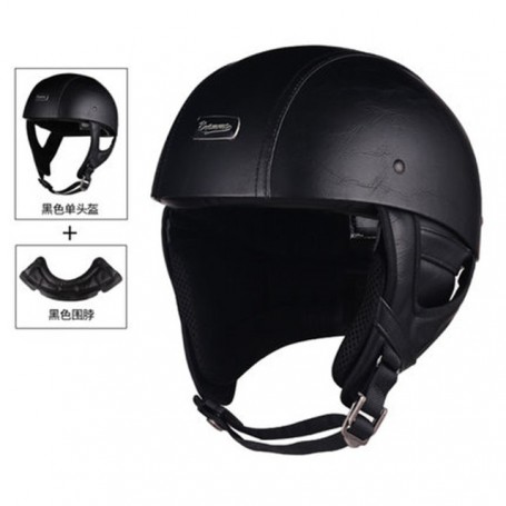 Half Face Vintage Motorcycle Helmet Retro German Cask