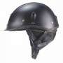 Vintage Motorcycle Helmet Classic Leather Retro Half Helmet for Men Bike Ridding Pedal Motor Cruise 56-62cm