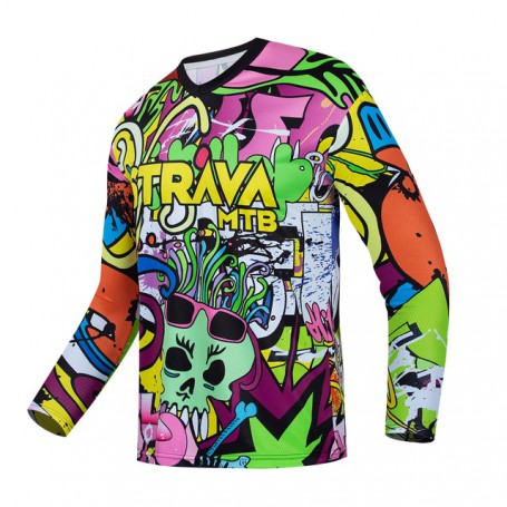 Mountain Bike Downhill Men Motocross Jersey Outdoor MTB T-shirt Bicycle Cycling Clothing Mallots Ciclismo