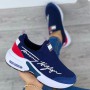 Women Fashion Running Sneakers Platform Solid Color Flats Ladies Shoes Casual Breathable Wedge Heel