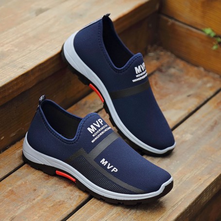 Mesh Men Shoes Lightweight Sneakers Men Fashion Casual Walking Shoes Breathable Slip