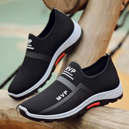 Mesh Men Shoes Lightweight Sneakers Men Fashion Casual Walking Shoes Breathable Slip