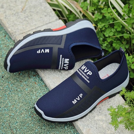 Mesh Men Shoes Lightweight Sneakers Men Fashion Casual Walking Shoes Breathable Slip