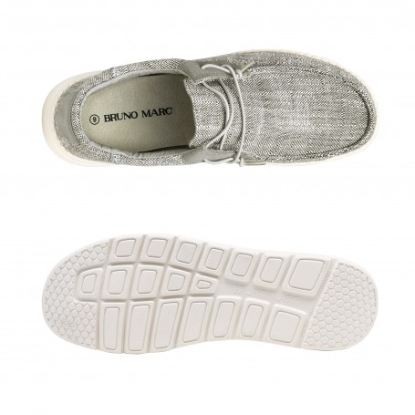 Canvas Stretch Loafer Shoes for Men Linen Casual Comfortable Fur Flats