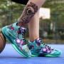 Green Culture Men's Basketball Shoes High Top Sneakers Lovers Comfort Profession Designer Shoes