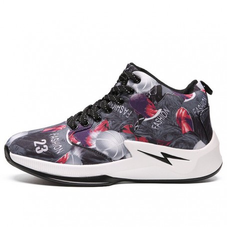 Green Culture Men's Basketball Shoes High Top Sneakers Lovers Comfort Profession Designer Shoes