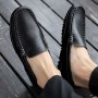 Men's shoes leather cowhide casual shoes