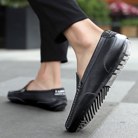 Men's shoes leather cowhide casual shoes