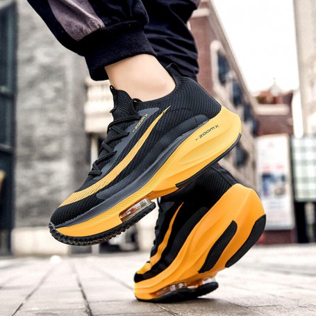 Fashion Sneakers Men Running Shoes Breathable Cushioning Sports Shoes Women Platform Non-slip Jogging Walking Footwear