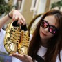 WEH Men Shoes luxury Brand Flats Casual Shoe Lace Up bling shoes for men Trainers Golden Fashion Lovers tennis shoes men size 12