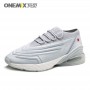 ONEMIX fashion Men's Sport Running Shoes Men's Sneakers Breathable Mesh Outdoor Athletic Shoes Male Shoes Leather Casual Shoes