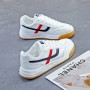 White Shoes for Women 2022 Summer New Versatile Ins Casual Fashion Trends Mesh Flat Breathable Board Shoes
