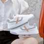 White Shoes for Women 2022 Summer New Versatile Ins Casual Fashion Trends Mesh Flat Breathable Board Shoes