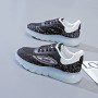 Luminous Fly-Knit Sneakers Women's 2022 New Korean Style Running Board Shoes Women's Ins Breathable Casual Running Shoes Z08