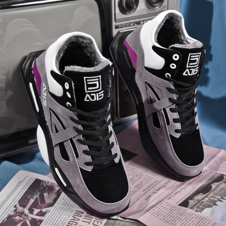 Men's Casual Shoes High Quality Spring 2022 New Fashion High-top Male Sneakers Outdoor Non-slip Wear-resistant Shoes Mixed Color