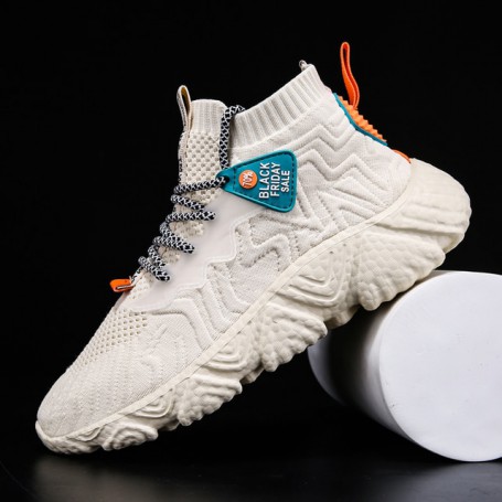 Men's Shoes Lightweight Comfortable Sports Shoes Men's Fashion Casual Walking Jogging Shoes Breathable Non-slip Wear-resistant