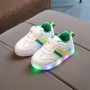 Size 21-30 Children LED Shoes For Boys Glowing Sneakers For Baby Girls Toddler Shoes With Light Up Sole Luminous Running Sneaker