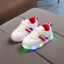 Size 21-30 Children LED Shoes For Boys Glowing Sneakers For Baby Girls Toddler Shoes With Light Up Sole Luminous Running Sneaker