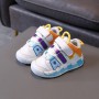 21-30 Autumn Winter Kids Shoes Toddler Girls Boys Basketball Sports Shoes Children Pu Leather Flats Casual Kids Sneakers