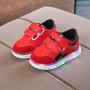 Children LED Sneakers With Light Up Sole Baby Led Luminous Running Shoes For Boys Girls Size 21-30 Lighted Shoes For Kids