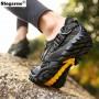 2022 New Men Women Trekking Hiking Shoes Summer Mesh Breathable Men Sneakers Outdoor Trail Climbing Sports Shoes Large Size 47