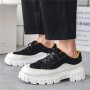 Men Platform Shoes Thick Sole Skateboarding Shoes Man Sneakers Breathable Lace-Up Walking Shoes Man Trainers Chaussure Homme