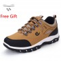 2022 Fall Color Blocking Front Lace Up Men's Yellow Low Top Round Toe Casual Flat Heel Men's Shoes Hiking Shoes Outdoor Sneakers