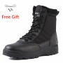 Military Boots Combat Boots Tactical Boots Black High-top Outdoor Boots Anti-kick Anti-collision Hiking Boots for Men and Women