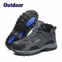 Hot Selling High Quality Hiking Shoes Men Autumn Outdoor Travel Non-slip Sneakers Outdoor Camping Fishing Shoes High Top Lace Up