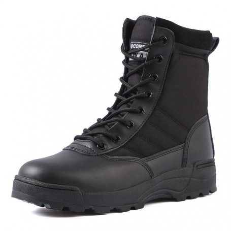Military Boots Combat Boots Tactical Boots Black High-top Outdoor Boots Anti-kick Anti-collision Hiking Boots for Men and Women
