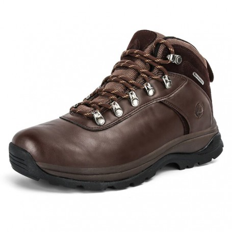 New Leather Men's Hiking Shoes High Quality Outdoor Waterproof Fishing Shoes Men's Shoes Hiking Travel Leisure Lace Up Sneakers