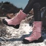 Anti-slip Plus Velvet Women Hight Tube Cotton Shoes Comfortable Winter Warm Outdoor Snow Boots Trekking Walking Hiking Sneakers