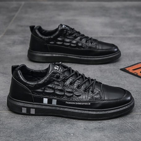 Fashion Solid Color Men's White Shoes Trend All-match Casual Shoes Men's Outdoor Light and Comfortable Sports Shoes