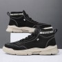 Spring and Autumn High-top Casual Shoes Fashion All-match Tooling Men's Shoes Comfortable Flat Casual Sports Shoes