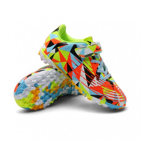 Boys Girls Soccer Shoes Teenager Breathable Football Boots Professional Playing Field TF Cleats Kids Sneakers Size 29-37