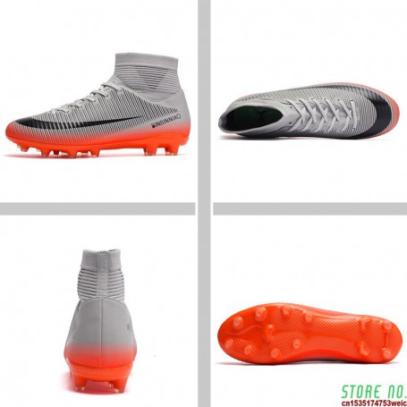 Football Boots Artificial Plants Soccer Shoe Society Cleats Man Soccer Guayos Boy Futsal High Top Sports Sneakers
