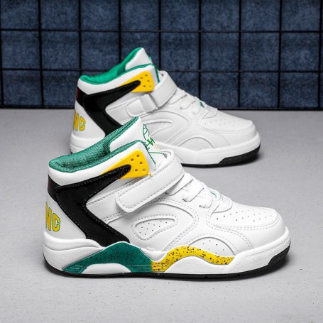 Children Basketball Shoes Boys High Top Breathable Sport Shoes Kids Running Sneakers Size 27-37 Baby Toddlers Shoes