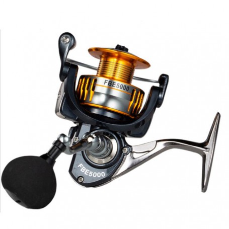 GLS NEW Aluminum Alloy Partial Body Durable Spinning Wheel Gear Ratio 5.0:1/4.7:1 Corrosion-resistant Metal Rocker Fishing Reel