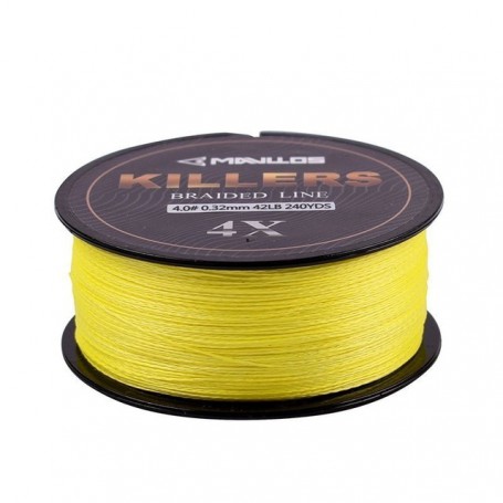 Mavllos Killers 4 Strands Braided Fishing Line 150m 0.06mm-0.6mm 4-121Lb Super Strong Saltwater Multifilament 4W PE Fishing Line