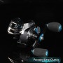 Anti-Exploding Line Water Drop Wheel Magnetic Brake Fishing Reel Rotating Button 9 Gears Baitcas Reel Explosion-Proof Line