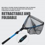 Ultralight Portable Triangle Folding Fishing Net Luya Fish Net for Fishing Reinforcement  Outdoor  Brail Fly Fishing Landing Net