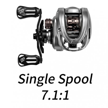 SOLOKING Acura 136g Ultra Light Baitcasting Reel  BFS Baitcasting Fishing Reel 7.1/8.1 Gear Ratio 11+1BB 4KG Power Baitcaster