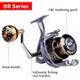 PROBEROS Fishing Reel Spool Spinning Reel 11-21KG Max Drag Metal Handle Saltwater Reel Carp Reel 2000-7000 Series