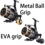 Buy 2pcs get 20% Off LINNHUE Fishing Reel HE500-7000 Max Drag 10kg Spare Metal Spool Grip Spinning Reel For Carp Reel Fishing